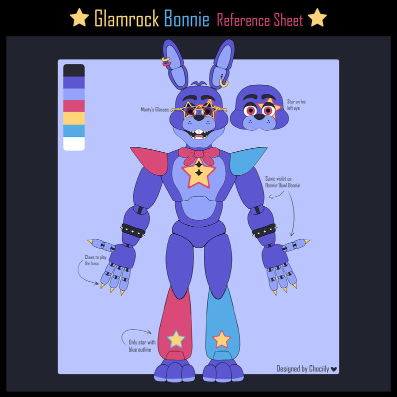 Glamrock Bonnie Reference Sheet Glamrock Bonnie Reference Sheet