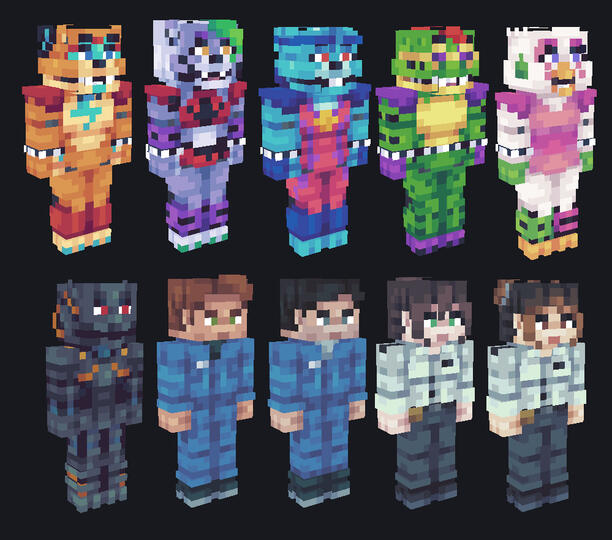 FNAF: Security Breach Skins FNAF: Security Breach Skins